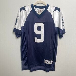 Reebok Dallas Cowboys Tony Romo #9 Jersey Youth Vintage Throwback NFL Blue White